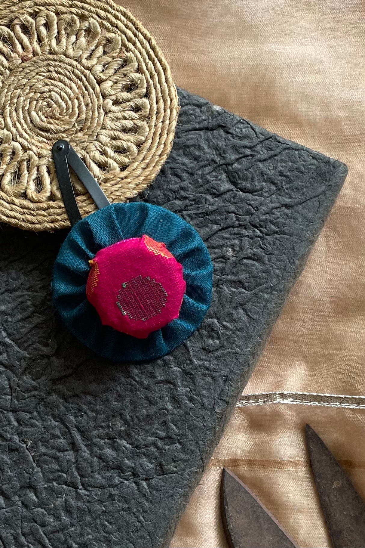 Aurora Saturn Planetary Hair Clip