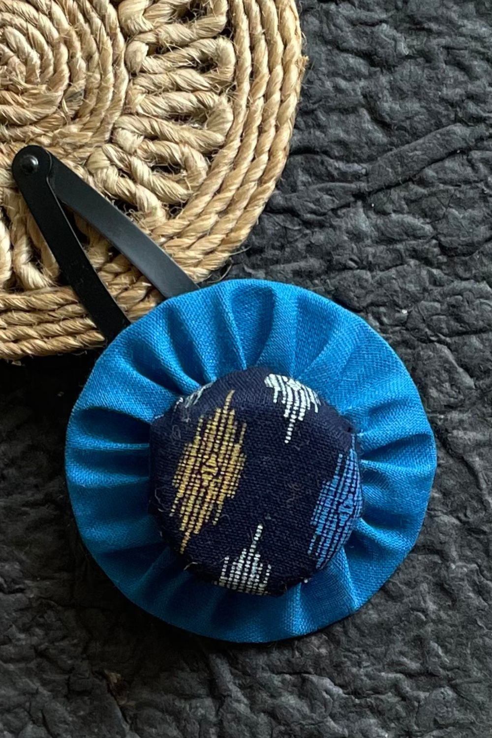Oceanic Saturn Planetary Hair Clip