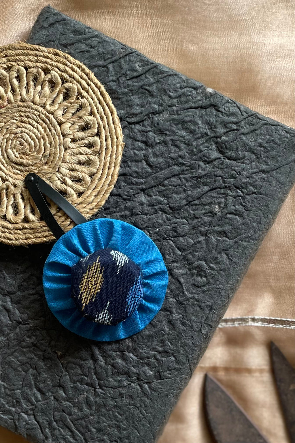 Oceanic Saturn Planetary Hair Clip
