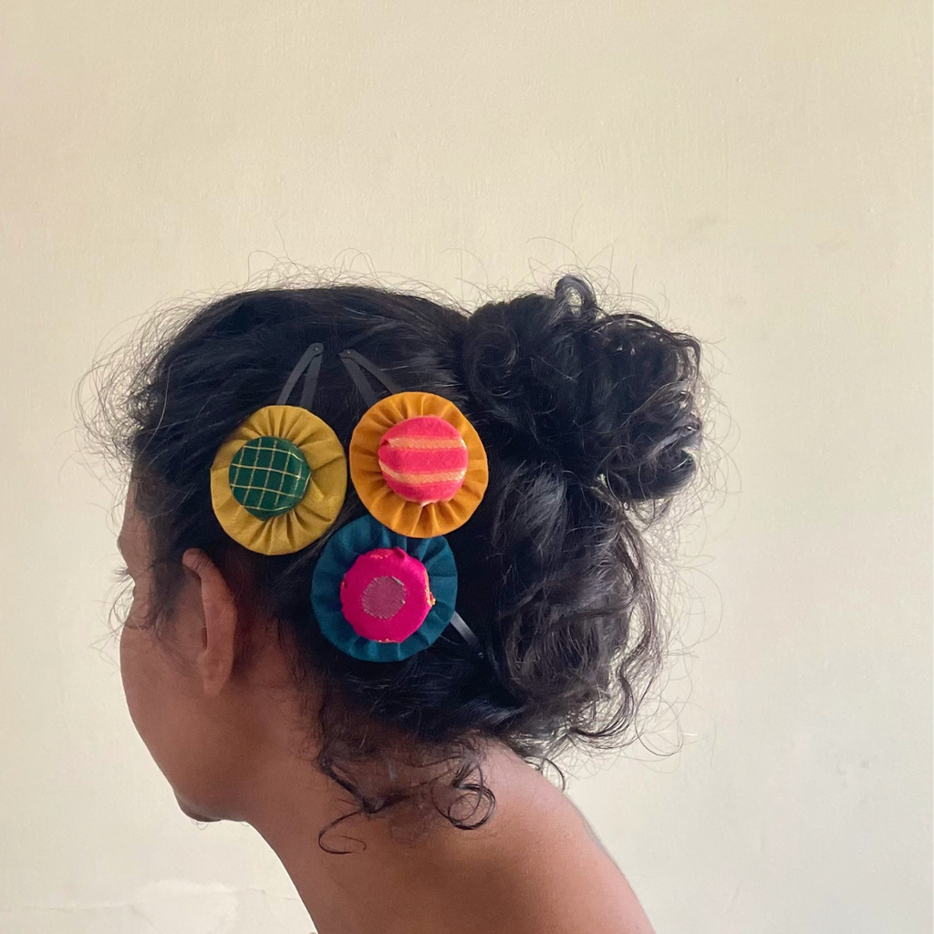 The Saturnian Planetary Hair Clip Trio