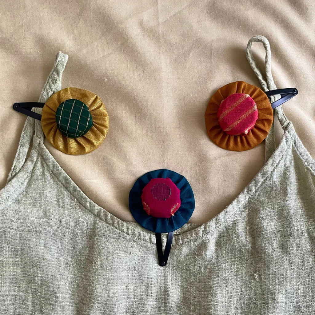 The Saturnian Planetary Hair Clip Trio