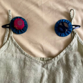 The Aurora & Oceanic Saturn Planetary Hair Clip Duo