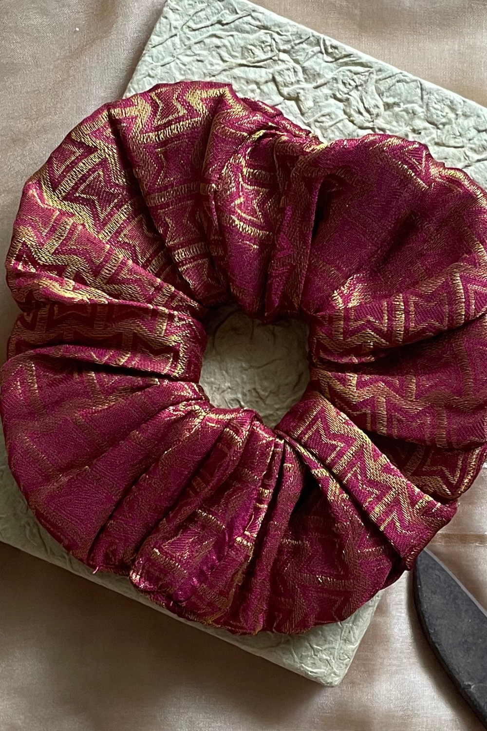 The Combustion Glow Oversized Scrunchie