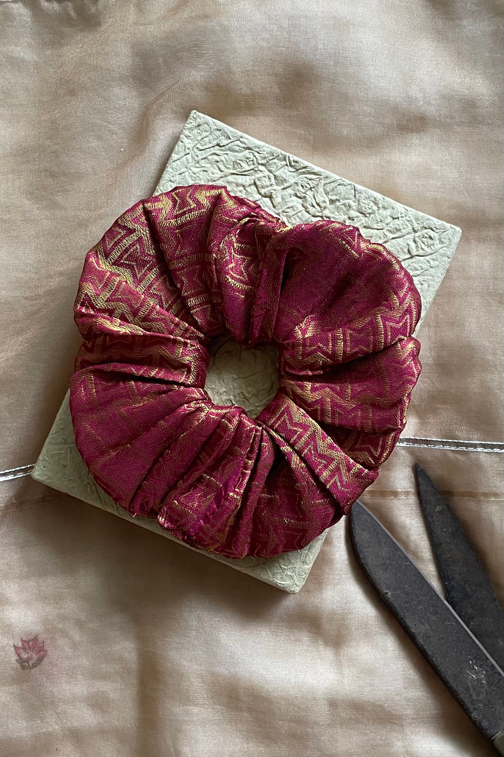 The Combustion Glow Oversized Scrunchie