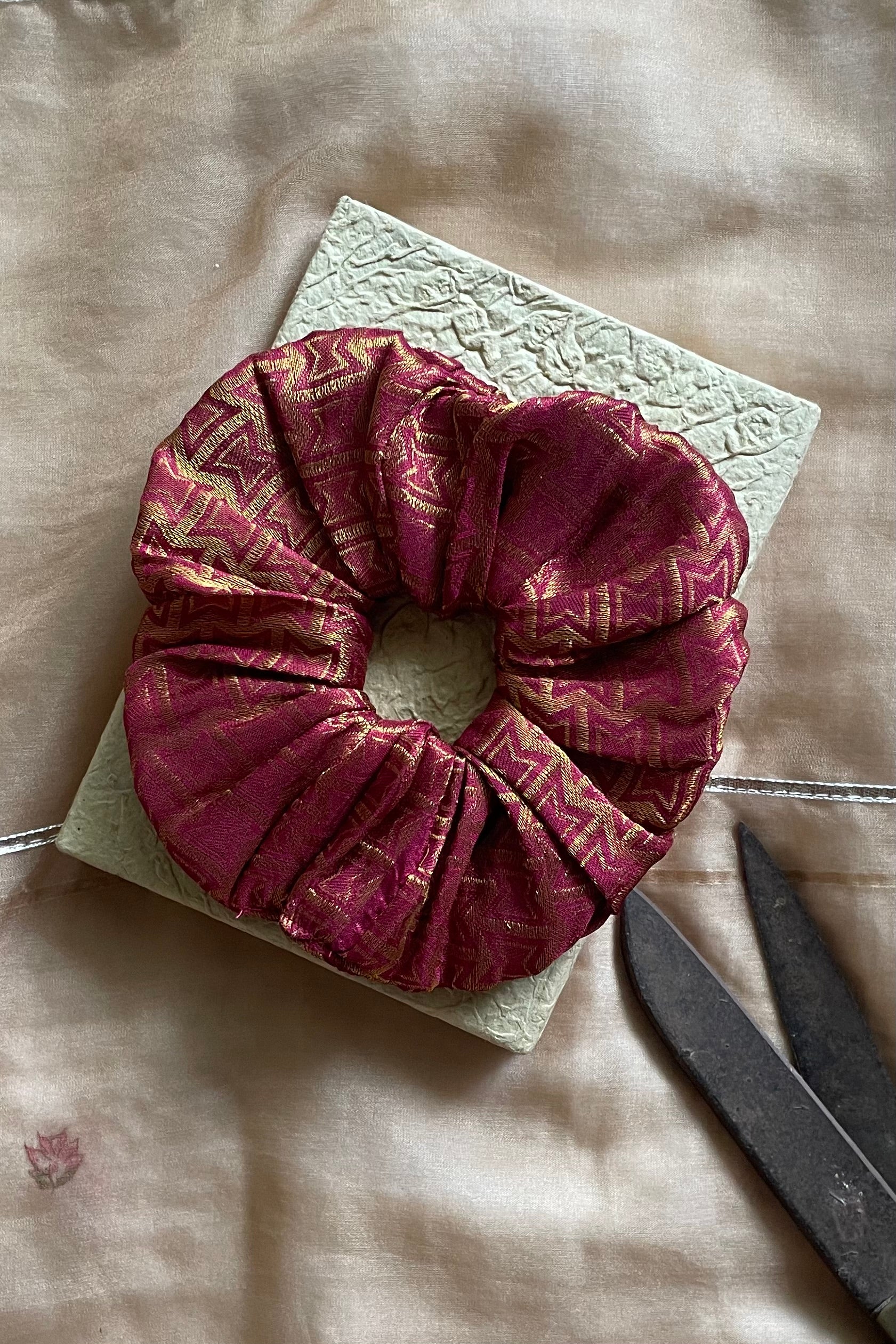 The Combustion Glow Oversized Scrunchie