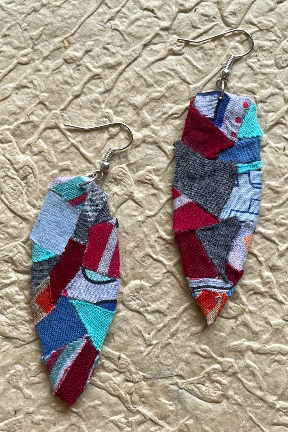 The Cosmic Chronicle Patchwork Earrings