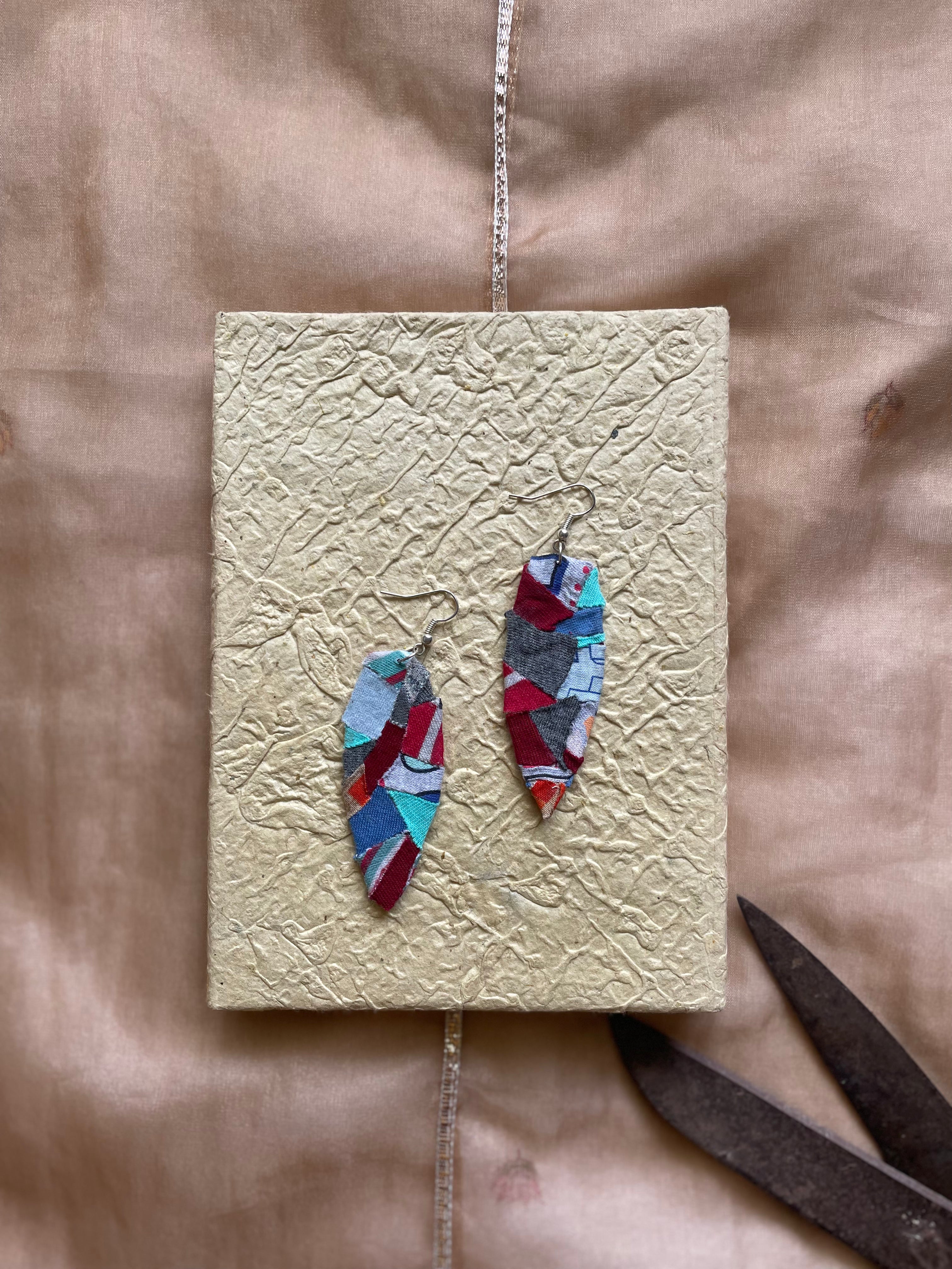 The Cosmic Chronicle Patchwork Earrings
