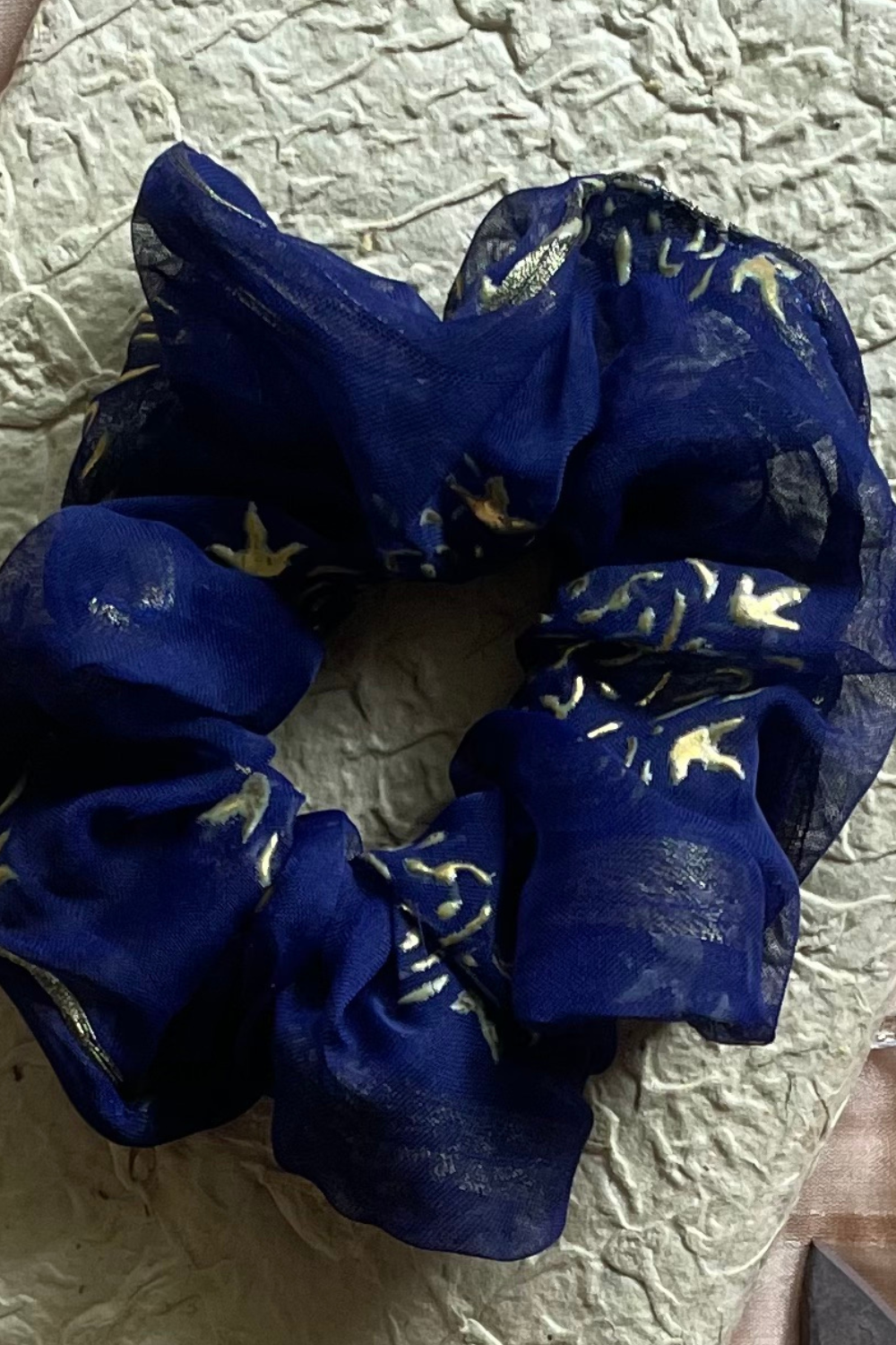 The Saturn Ring Chiffon Classic Scrunchie